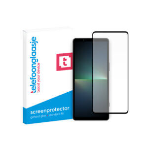 Sony Xperia 5 V Telefoonglaasje Edge to Edge screenprotector met verpakking