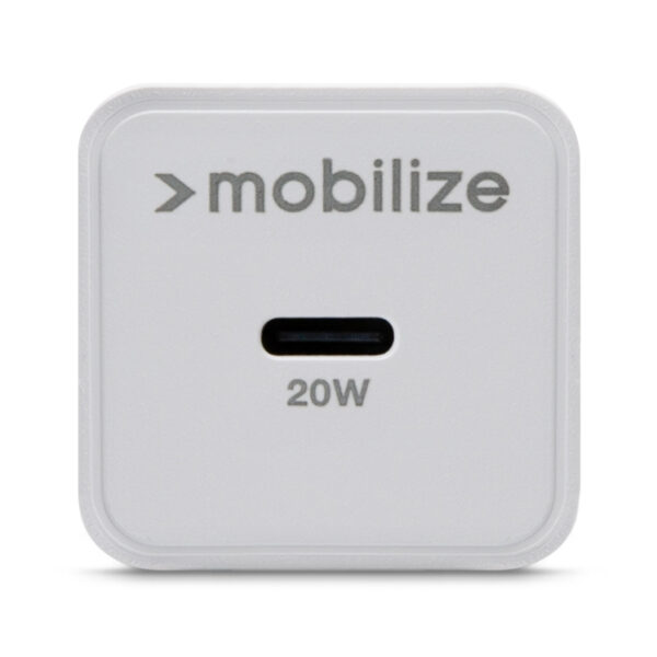Mobilize Wall Charger USB-C 20W White vooraanzicht