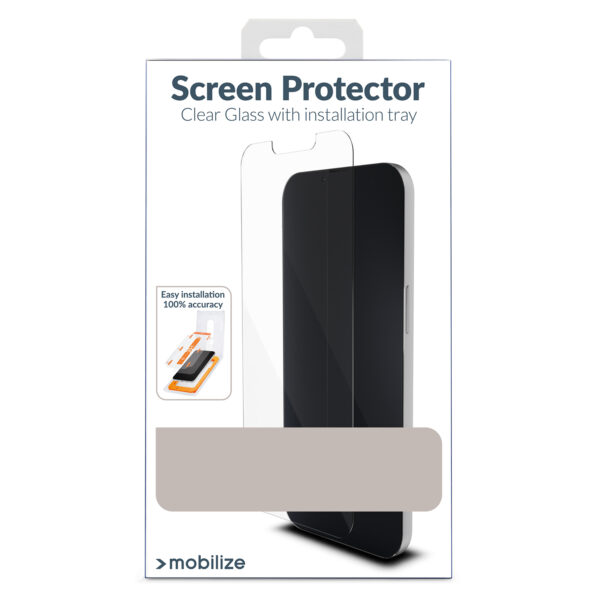Mobilize Glass Screen Protector with Applicator verpakking