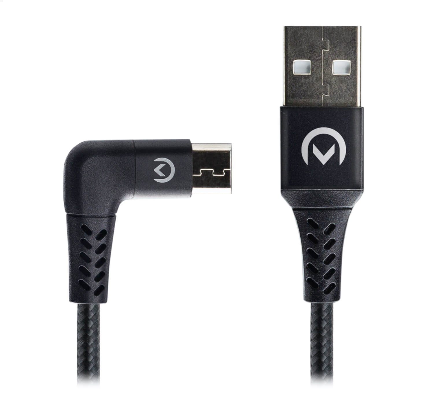 Mobilize Nylon Kabel Micro USB 1.5 meter 12W Zwart