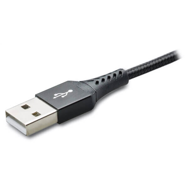 Mobilize Strong Nylon Cable 3in1 USB to Micro-USB, USB-C, Apple Lightning 1.5m Black USB