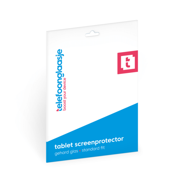 Telefoonglaasje Standard Fit Gehard Glas Tablet Screenprotector verpakking voorkant
