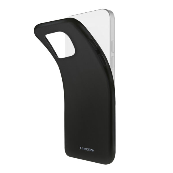 Mobilize Rubber Gelly Case Matt Black flexibel