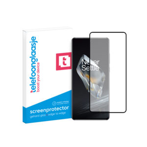 OnePlus 12 Telefoonglaasje screenprotector Edge to Edge gehard glas met verpakking