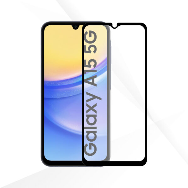 Samsung Galaxy A15 5G Telefoonglaasje screenprotector Edge to Edge gehard glas