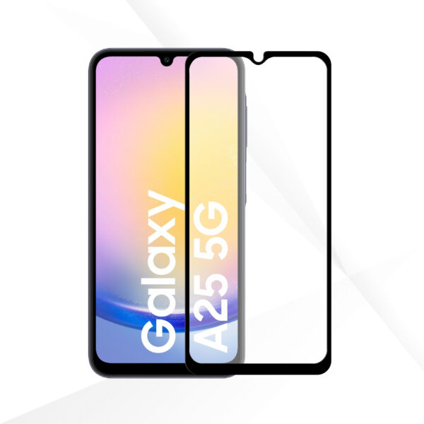 Samsung Galaxy A25 5G Telefoonglaasje screenprotector Edge to Edge gehard glas