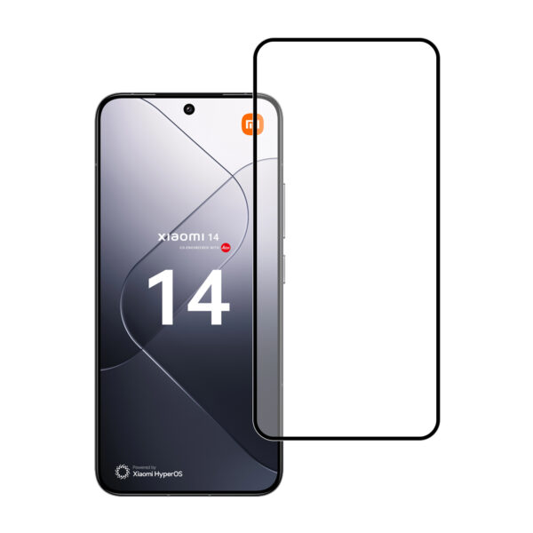Telefoonglaasje Edge to Edge screenprotector gehard glas Xiaomi 14