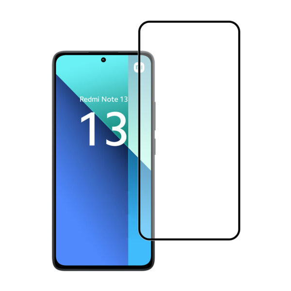 Telefoonglaasje Edge to Edge screenprotector gehard glas Xiaomi Redmi Note 13 4G