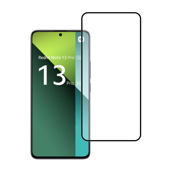 Telefoonglaasje Edge to Edge screenprotector gehard glas Xiaomi Redmi Note 13 Pro 5G