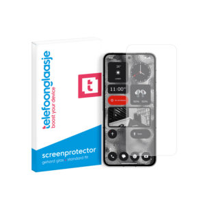 Telefoonglaasje Nothing Phone (2a) gehard glas screenprotector standard fit met verpakking