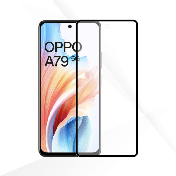 Telefoonglaasje Edge to Edge screenprotector gehard glas OPPO A79 5G