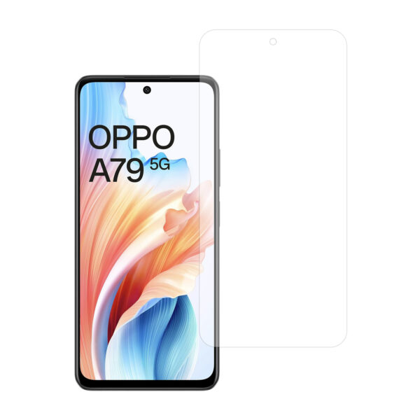 Telefoonglaasje OPPO A79 5G gehard glas screenprotector standard fit