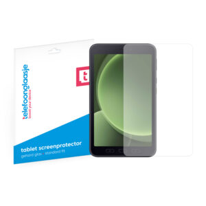Telefoonglaasje Samsung Galaxy Tab Active5 gehard glas screenprotector standard fit met verpakking