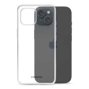 iPhone 15 Mobilize TPU Case Transparant met toestel