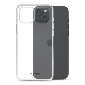 iPhone 15 Plus Mobilize TPU Case Transparant met toestel