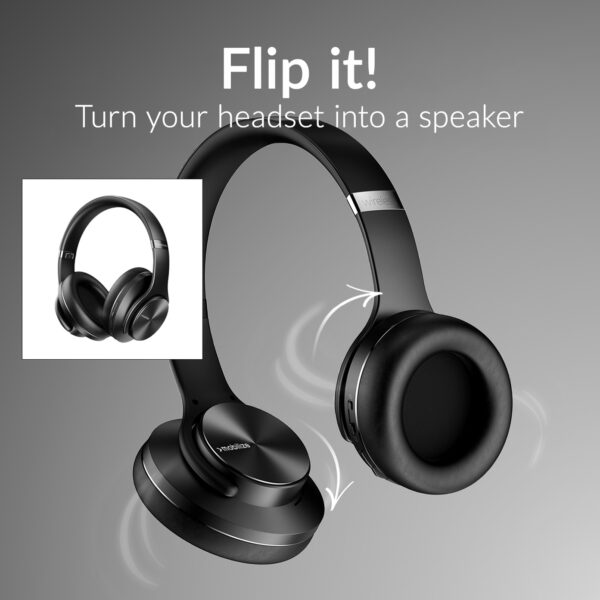 Mobilize Bluetooth Headphone met Speaker functie draai speakers