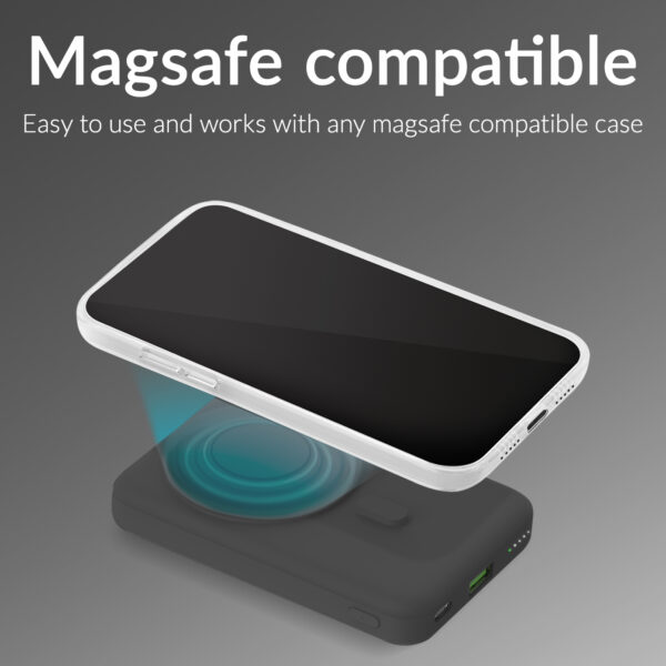 Mobilize Magnetic Wireless MagSafe Compatible Powerbank 10000mAh MagSafe compatibiliteit