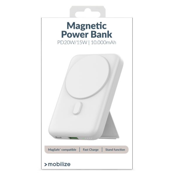 Mobilize Magnetic Wireless MagSafe Compatible Powerbank 10000mAh verpakking